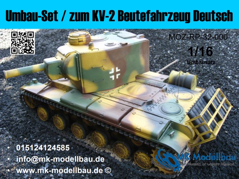 Umbau-Set / zum KV-2 Beutefahrzeug Deutsch