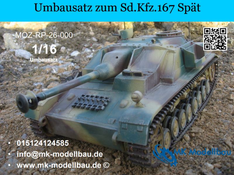 Conversion kit for Sd.Kfz.167 Late